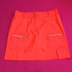 Jamie Sadock Golf Skirt size 6 EUC bright orange